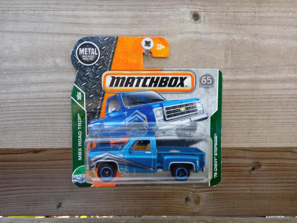 Chevrolet Stepside '75 Matchbox, Hobby en Vrije tijd, Modelauto's | Overige schalen, Nieuw, Auto, Ophalen