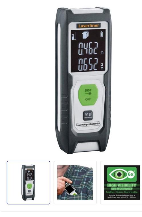 Laser Range-Master Gi4, Doe-het-zelf en Verbouw, Meetapparatuur, Nieuw, Afstand, Ophalen of Verzenden