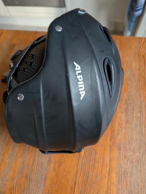 Skihelm Alpina grap black/mat, Sport en Fitness, Skiën en Langlaufen, Zo goed als nieuw, Overige typen, Overige merken, Ophalen