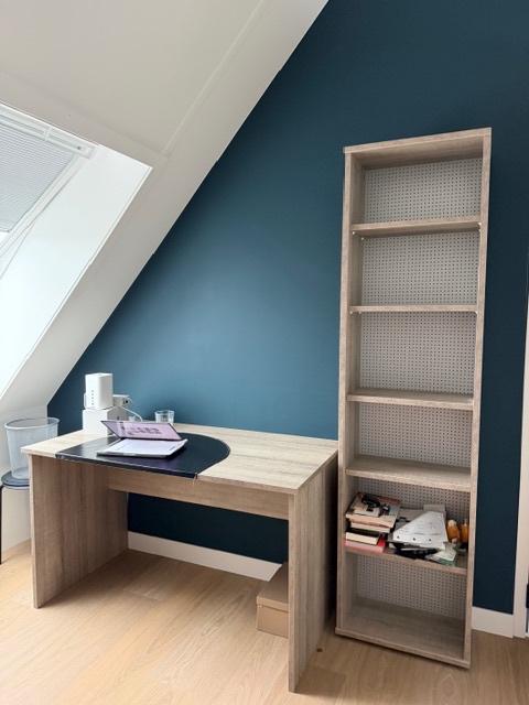 Tienermeubels - bed, bureau, ladeblok en boekenkast, Kinderen en Baby's, Ophalen, Gebruikt, Jongetje of Meisje