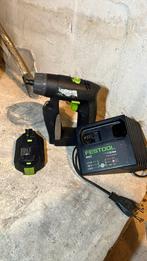 Festool CXS schroefmachine + accu’s en lader, Ophalen of Verzenden, Gebruikt, Boor- en Schroefmachine