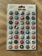 DLS Design - Puffy Stickers Hexagon, Ophalen of Verzenden, Nieuw, Versiering of Embellishment