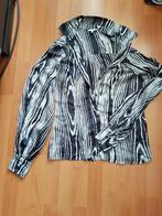 Gianfranco Ferre vintage blouse 30/44 - S, Zwart, Gianfranco Ferre, Ophalen of Verzenden, Zo goed als nieuw