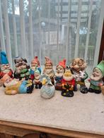 Vintage Tuinkabouters - Set van 11 + Eendje, Ophalen of Verzenden, Gebruikt, Tuinkabouter