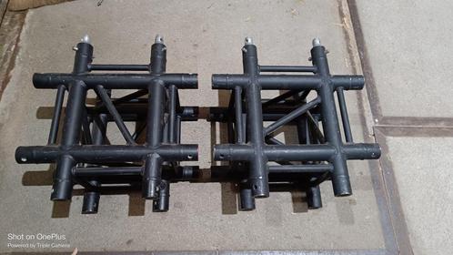 2x Eurotruss FD34 - kruis zwart, Muziek en Instrumenten, Licht en Laser, Licht, Ophalen