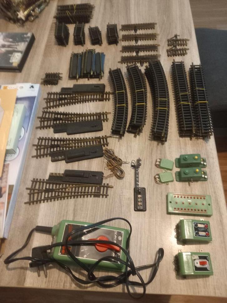 Fleischmann rails, wissels en toebehoren, Hobby en Vrije tijd, Modeltreinen | H0, Gebruikt, Rails, Gelijkstroom, Fleischmann, Analoog