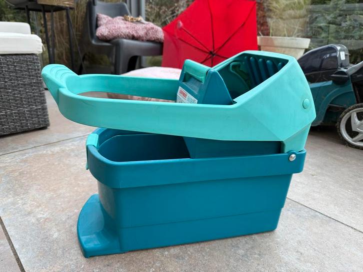 Leifheit Profi Dweildoekpers - Zo goed als nieuw!, Huis en Inrichting, Emmers, Zo goed als nieuw, Kunststof, Met handgreep, Ophalen of Verzenden