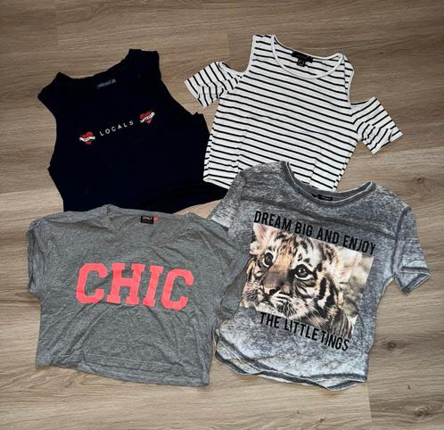 Vier dames topjes voor twaalf euro, Kleding | Dames, Dames-kledingpakketten, Zo goed als nieuw, Maat 36 (S), Ophalen