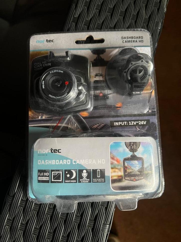 Nortec Dashboard Camera HD - Nieuw in Verpakking, Auto diversen, Dashcams, Nieuw, Ophalen of Verzenden
