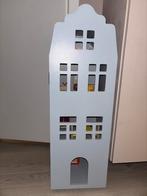 HEMA Grachtenpand grijs Poppenhuis met Meubels & Poppetjes, Ophalen, Zo goed als nieuw, Poppenhuis