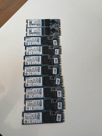 10 x M.2 schijven 128GB (M.2, NVME, SSD) € 50,00 beschikbaar voor biedingen