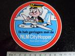 sticker ik heb gevlogen met de nlm city hopper F27 fokker, Verzenden, Zo goed als nieuw, Bedrijf of Vereniging