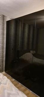 Grote Pax kast met zwarte glazen deuren, Ophalen, Gebruikt, 200 cm of meer, Met hangruimte