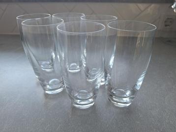 Set van 6 kristallen longdrink glazen beschikbaar voor biedingen