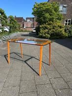 Friso Kramer 2x tafelonderstel waarvan 1x met glasplaat, Huis en Inrichting, Bureaus, Ophalen of Verzenden, Gebruikt, Bureau