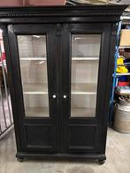 Franse vitrinekast 189 cm hoog 115 cm breed 48 cm diep., Huis en Inrichting, Kasten | Buffetkasten, 100 tot 150 cm, Ophalen of Verzenden