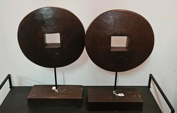 Afrikaanse Houten Beelden - 46cm beschikbaar voor biedingen