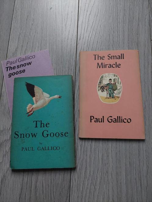 Paul Gallico Small miracle Snow Goose 50's first editions, Boeken, Taal | Engels, Zo goed als nieuw, Fictie, Ophalen of Verzenden