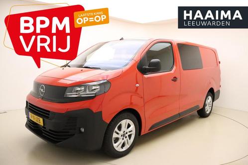 Opel Vivaro 2.0 Diesel 145 L3 Dubbele Cabine | Nieuw | BPM V, Auto's, Bestelauto's, Bedrijf, Te koop, ABS, Achteruitrijcamera