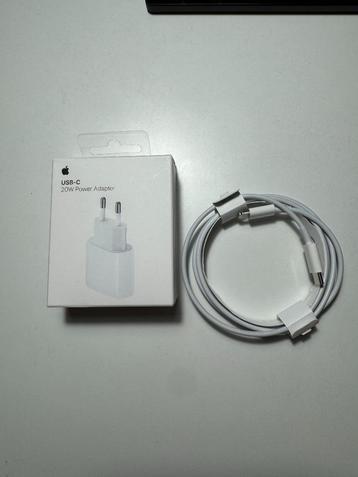Originele Apple 20W USB-C Power Adapter + Oplaadkabel beschikbaar voor biedingen