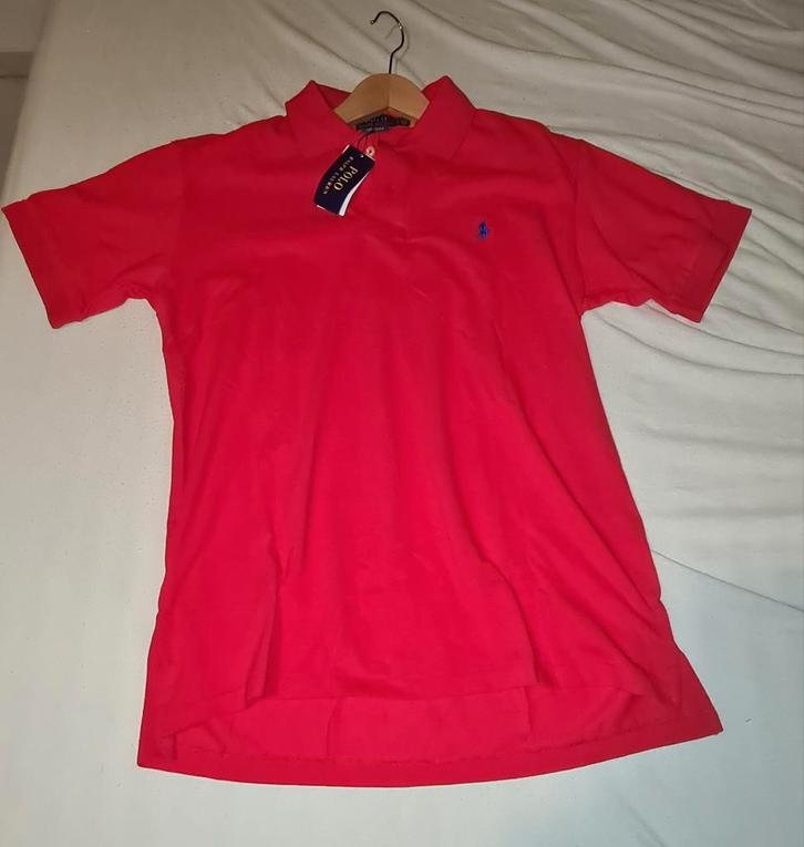 Polo Ralph Lauren rood herenpolo – maat XL, Kleding | Heren, T-shirts, Zo goed als nieuw, Maat 56/58 (XL), Blauw, Ophalen of Verzenden
