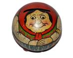 blik blikken spaarpot vrouw met schort en mandje 1920, Verzenden, Gebruikt, Overige, Overige merken
