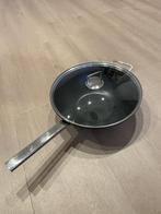 Wokpan + deksel VILLEROY & BOCH (VIVO), Ophalen, Zo goed als nieuw, Rvs, Keramische plaat