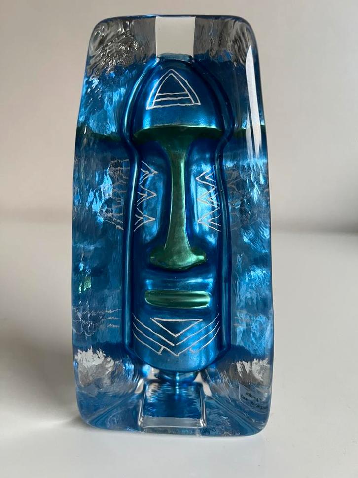 Vintage Sea Glasbruck Art Glass ‘Paaseiland’ Renate Stock, Antiek en Kunst, Kunst | Designobjecten, Ophalen of Verzenden