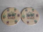 2x Onderzetter 20 cm. Melamine Herbs Alie Kruse-Kolk, Overige materialen, Overige typen, Ophalen of Verzenden, Zo goed als nieuw