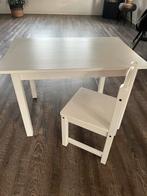 Kindertafel met stoel van ikea, Kinderen en Baby's, Kinderkamer | Tafels en Stoelen, Ophalen, Zo goed als nieuw, Tafel(s) en Stoel(en)