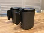 Zgan zwarte sonos play 1 speakerset + muurbeugel, Onbekend, Ophalen of Verzenden, Zo goed als nieuw, Sonos