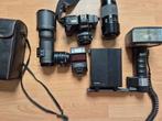 Minolta fototoestel + diverse lensen zie foto's, Ophalen of Verzenden, Zo goed als nieuw, Overige merken