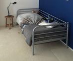 Bed metaal grijs Trömso Ikea 1-pers, Ophalen, Gebruikt, 90 cm, Eenpersoons