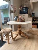 Ronde eettafel 115 cm, Huis en Inrichting, Tafels | Eettafels, 100 tot 150 cm, Zo goed als nieuw, Vier personen, Rechthoekig