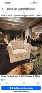 Urbansofa Fiore Fauteuil - Landelijk !  Showroommodel, Huis en Inrichting, Fauteuils, Ophalen, Nieuw, 75 tot 100 cm, 75 tot 100 cm
