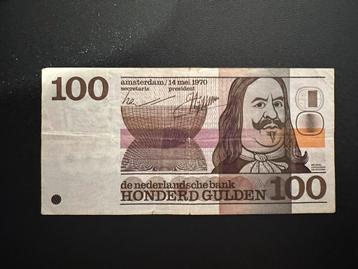 100 gulden 1970 de Ruyter beschikbaar voor biedingen
