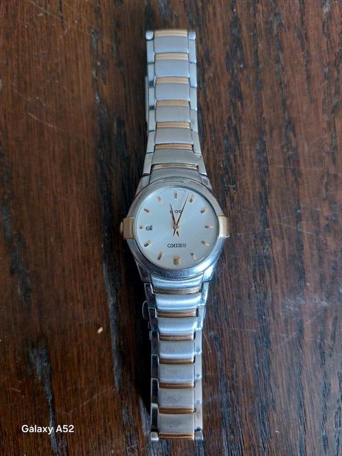 Seiko Dameshorloge - Staal en Goudkleurig, Sieraden, Tassen en Uiterlijk, Horloges | Dames, Gebruikt, Polshorloge, Seiko, Staal