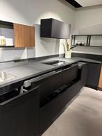Showroom hoekkeuken met Bosch apparatuur, Huis en Inrichting, Ophalen, 200 cm of meer, Zwart, Zo goed als nieuw