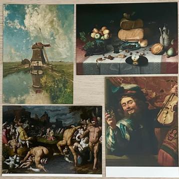 A10  PARTIJTJE VAN 8 KAARTEN van het Rijksmuseum beschikbaar voor biedingen