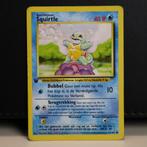 Pokémon Squirtle 1ste Editie Base, Ophalen of Verzenden, Zo goed als nieuw, Losse kaart