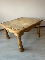 Massief eiken salontafel, Huis en Inrichting, Tafels | Eettafels, Ophalen, Gebruikt, 100 tot 150 cm, Eikenhout