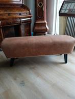 Leren Hocker / Bankje, Ophalen, Gebruikt, Vintage, 100 tot 125 cm