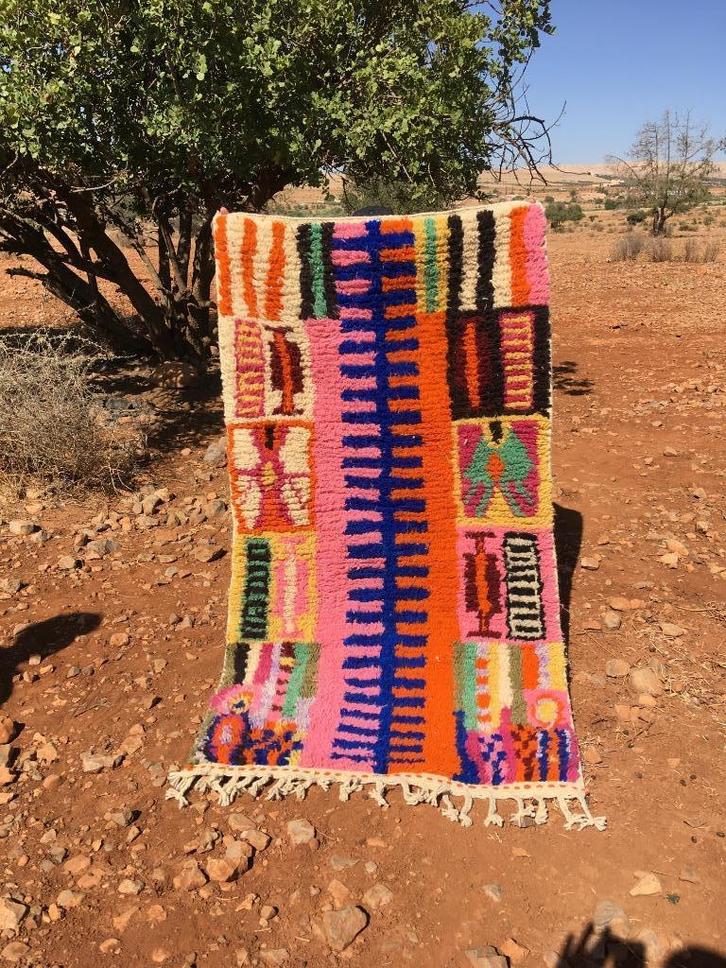 Tapijt Boujaad 166 x 90 cm, Huis en Inrichting, Stoffering | Tapijten en Kleden, Nieuw, 50 tot 100 cm, 150 tot 200 cm, Rechthoekig