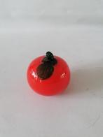Murano glas fruit/groente tomaal kleur rood - groen, Antiek en Kunst, Antiek | Glas en Kristal, Verzenden