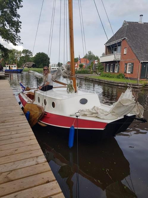 Goed onderhouden klassiek model schouw - Zeilklaar, Watersport en Boten, Platbodems, Gebruikt, 6 tot 9 meter, Staal, Benzine, Ophalen