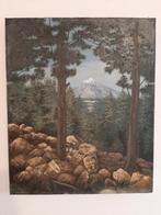 Schilderij landschap, Antiek en Kunst, Ophalen of Verzenden