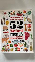 52 weekend menu’s Onno Kleijn en Loethe Olthuis, Boeken, Ophalen of Verzenden, Zo goed als nieuw, Loethe Olthuis; Onno Kleyn