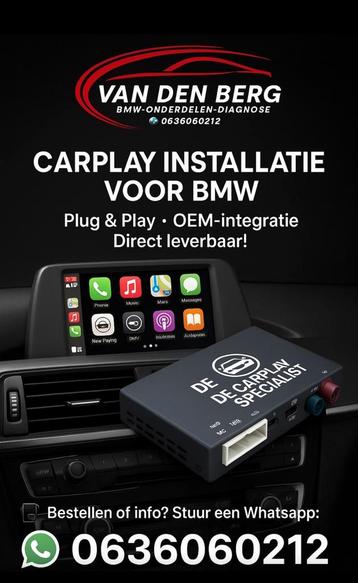 Carplay voor bmw + montage  beschikbaar voor biedingen