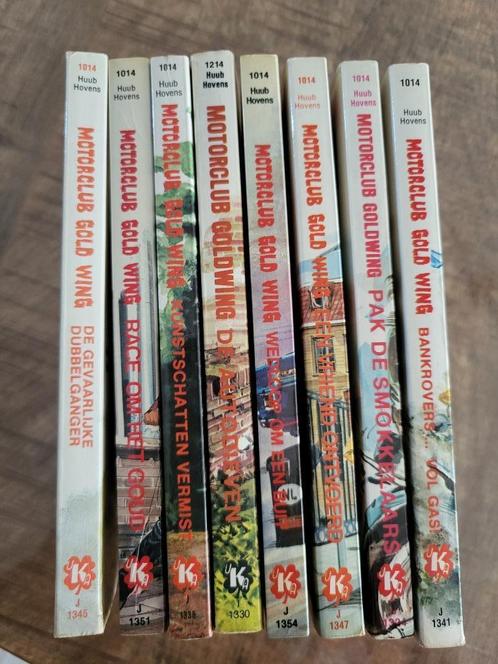 Huub Hovens, serie, Motorclub Gold Wing, 8 pockets, Boeken, Kinderboeken | Jeugd | 10 tot 12 jaar, Gelezen, Ophalen of Verzenden