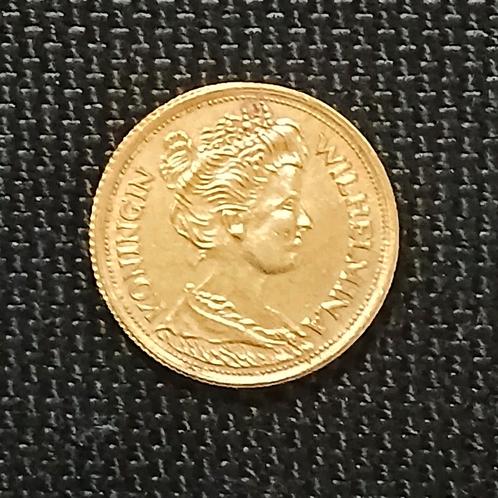 5Gulden 1912 Goudverguld naslag Koningin Wilhelmina vijfje, Postzegels en Munten, Munten | Nederland, Losse munt, 5 gulden, Koningin Wilhelmina